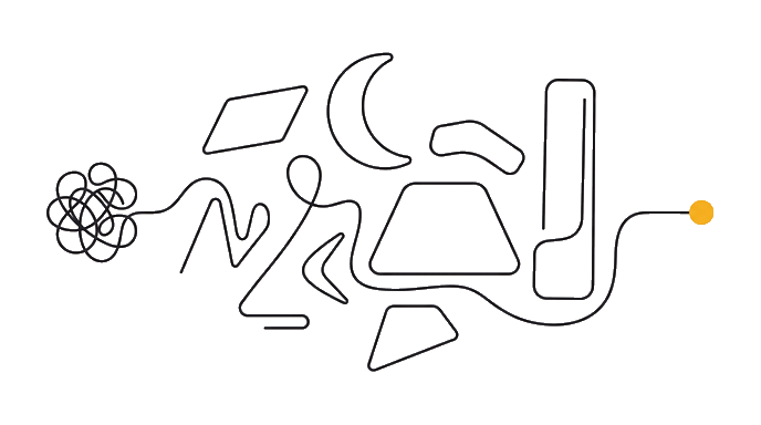 Type shapes vary wildly with no role for headline, body, or accent.