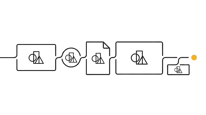 The mark is tested across header, avatar, invoice, deck, and email signature frames.