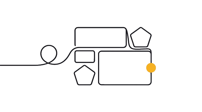 The cloud resolves into clear voice traits with the golden dot on the true one.