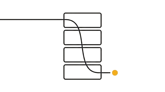 The page passes through a design review lens and returns with the next exact fix marked.