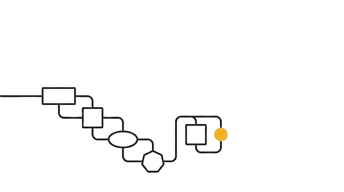 The lesson rule resolves it and proves the result with this check: A rendered flowchart appeared in the Artifact panel, with boxes connected by arrows