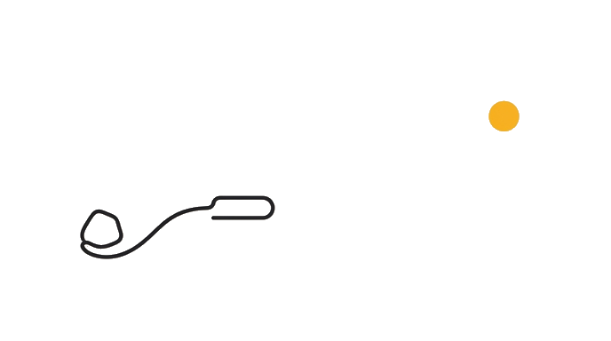 A tiny keyword pebble sits alone before a wide blank reasoning field, with the golden dot unreachable beyond the empty space.