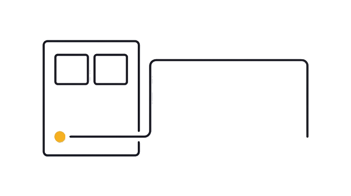 The strip becomes a full request packet with context blocks before the answer field.