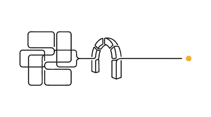 The task becomes one named process with inputs, review, and a trusted handoff marked by the golden dot.