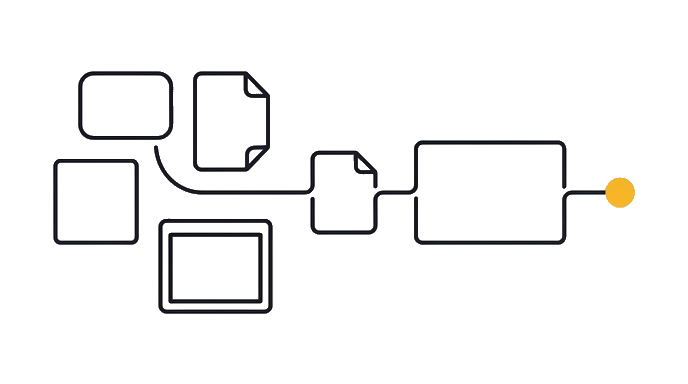 The packet settles into one blank tool lane, with out-of-scope blocks parked to the side.