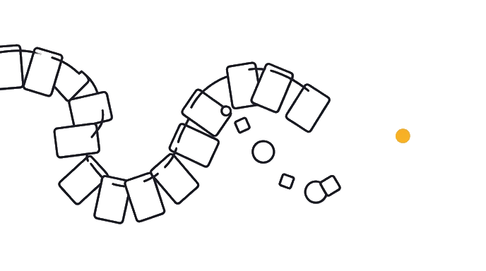 Context moves between tools as a loose chain of blank transcript cards with hidden assumption tokens falling out.