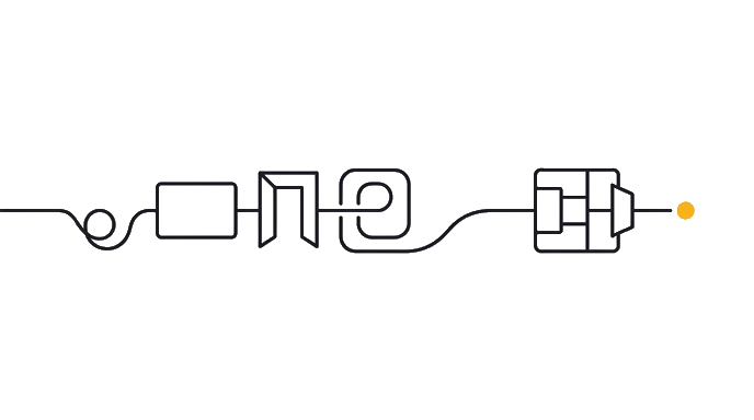 The work loop adds brief, draft, review, fix, and pre-send check with the golden dot on the approved output.