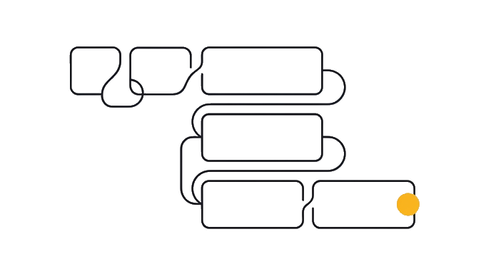 The scraps gather into a proof list with result, context, and source, ending on the strongest proof marked by the golden dot.
