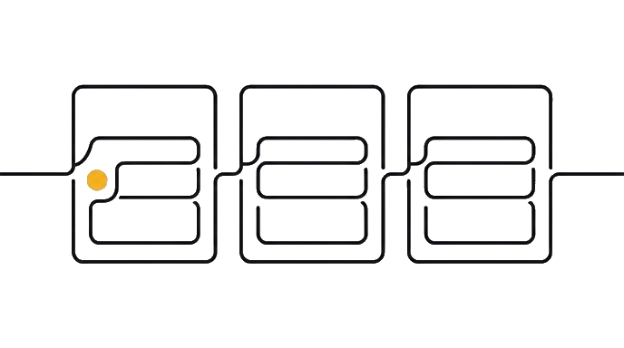 Three blank offer cards line up with scope, price, proof, and one chosen first package marked by the golden dot.